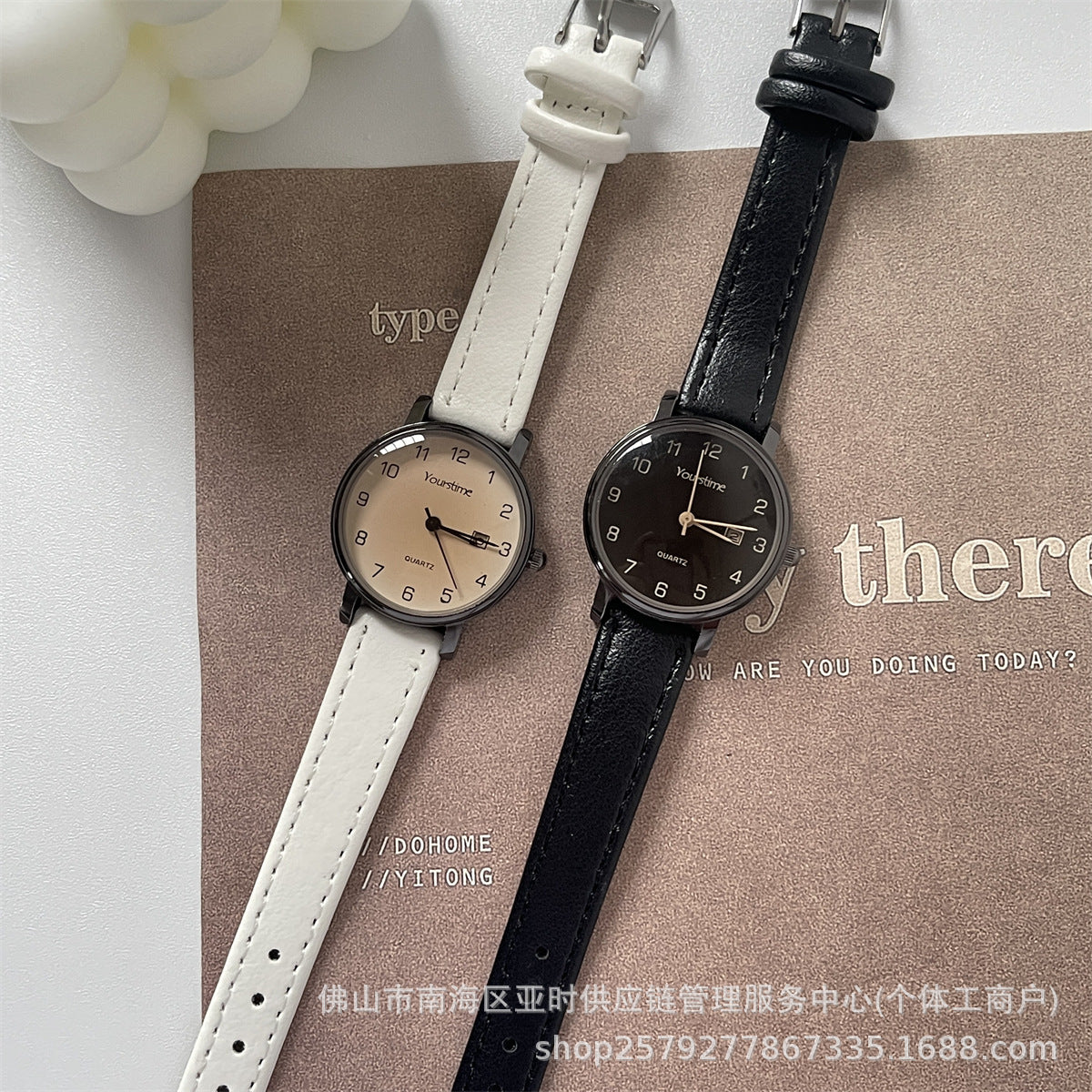 Best-selling women's exam special watches, niche student college entrance exam top student silent calendar quartz watches men's cross-border wholesale