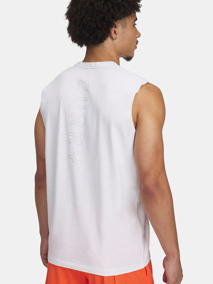 Under Armour UA Spring Summer Men's Curry Basketball Training Athleisure Sleevless T-Shirt 1390352-100