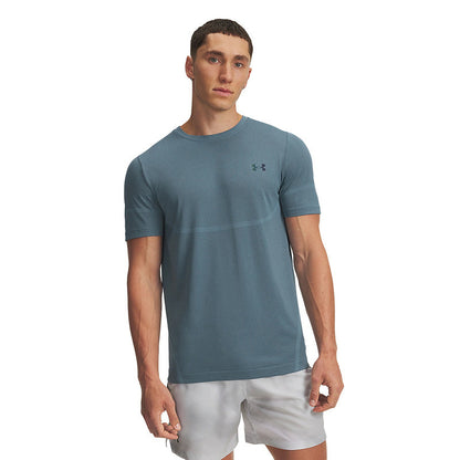 Under Armour Short Sleeve Autumn Winter New Men's Fitness Running Training Breathable Sports Leisure T-Shirt 1376781-418