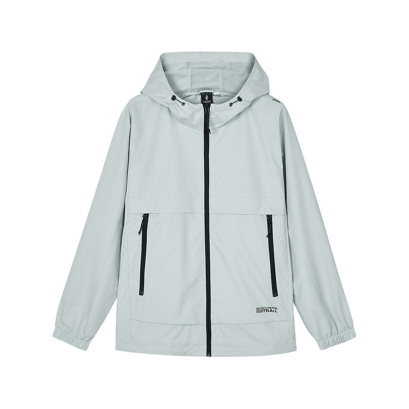 Skechers Fall 2024 New Mountain Outdoor Men's Hooded Woven Jacket L324M004 00KB