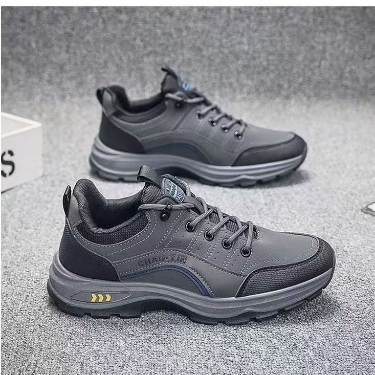 2025 Autumn New Men's Shoes Fashionable and Versatile Outdoor Sports and Leisure Shoes Non-slip and Wear-resistant Hiking Shoes Men's Work Shoes
