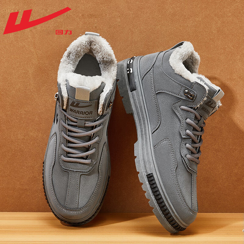 Pullback Versatile 2025 New Cargo Shoes Men's Simple Lace-up Martin Boots Outdoor Commuter Casual Sneakers