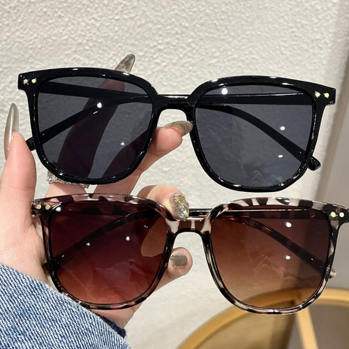 Fashionable large square frame sunglasses 2025 cross-border hot-selling personalized Mi Ting sunglasses high-end sunglasses with a high sense of sunscreen