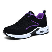 Casual women's shoes - black-purple