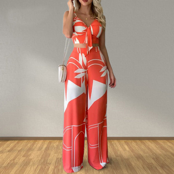 2026 Spring New Cross-border European Beauty Clothing Temperament Commuter Straight Pants Suspenders Sexy Fashion Suit Women
