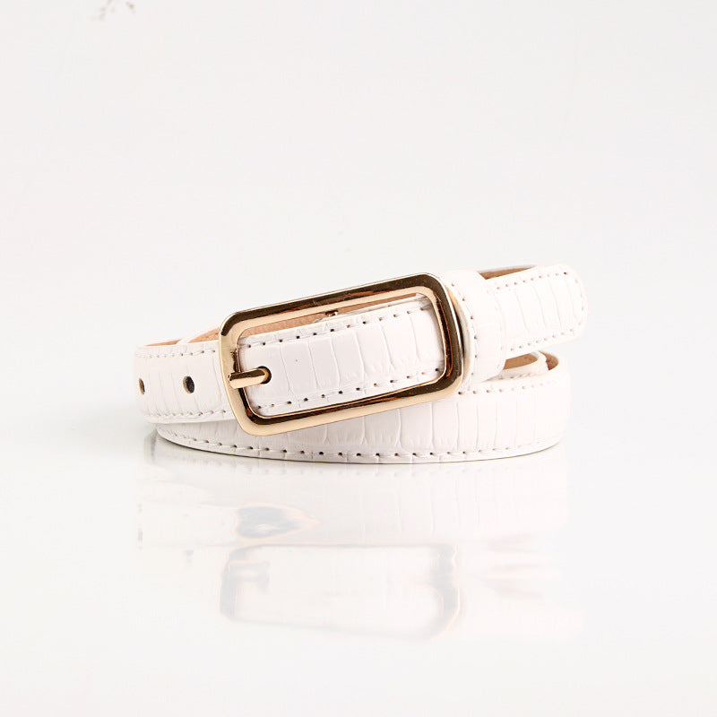 Cross-border European and American new women's belts are fashionable, simple and versatile, casual with dresses, jeans, coats, belts, women