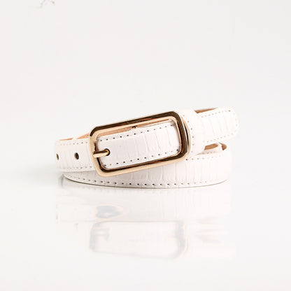 Cross-border European and American new women's belts are fashionable, simple and versatile, casual with dresses, jeans, coats, belts, women