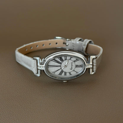 Live-stream bestseller, high-value slim strap women's watch, INS style, high-end vintage classic Roman scale quartz women's watch