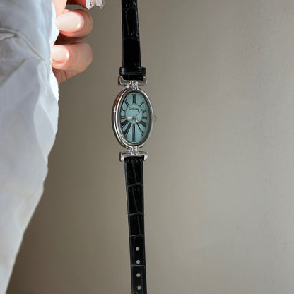 Live-stream bestseller, high-value slim strap women's watch, INS style, high-end vintage classic Roman scale quartz women's watch
