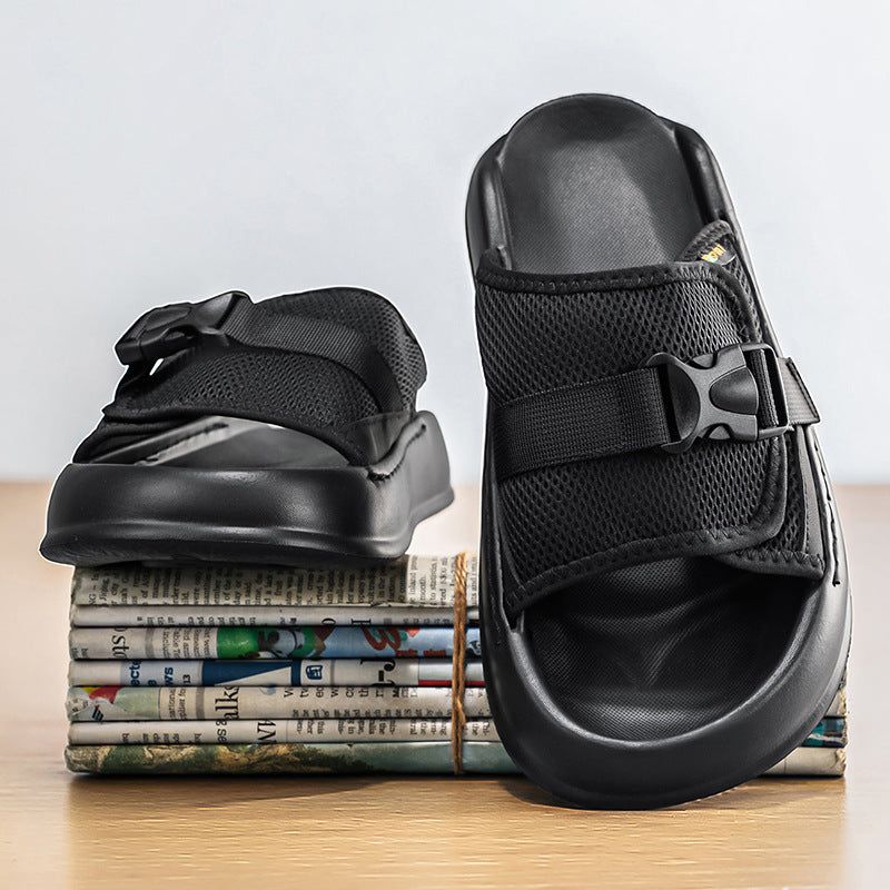 2026 Summer New Men's Baidu Sandals Classic Color Edition Men's Shoes, Youth Daily Casual Home Men's Slippers