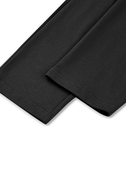 Calças de fato de treino unissexo Skechers inverno 2025, calças de malha, leggings casuais, calças direitas L425M071