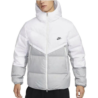 NIKE Men's Winter Hooded Warm Cropped Casual Jacket Jacket Down Jacket DV1132-247-010