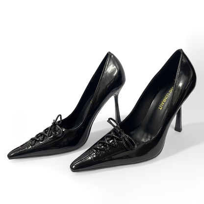 YX bow high heels, women's stiletto heels, pointed toe, hollow high-end, royal sister, Fan Mingyuan, sexy banquet French shoes