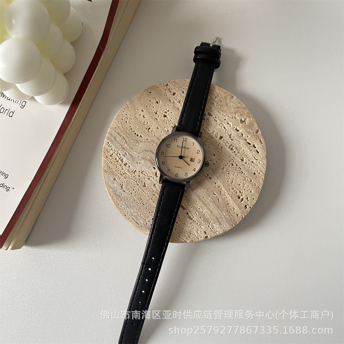 Best-selling women's exam special watches, niche student college entrance exam top student silent calendar quartz watches men's cross-border wholesale