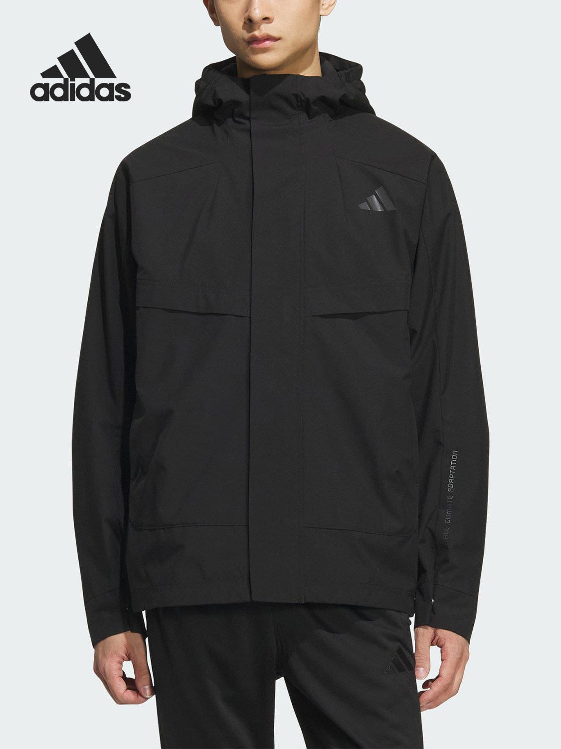 Adidas Fall 2025 Men's Hooded Sports Durable Jacket KB7624
