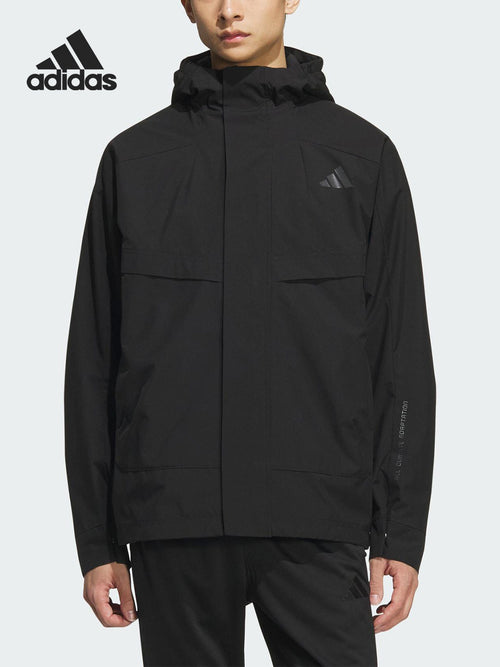 Adidas Fall 2025 Men's Hooded Sports Durable Jacket KB7624