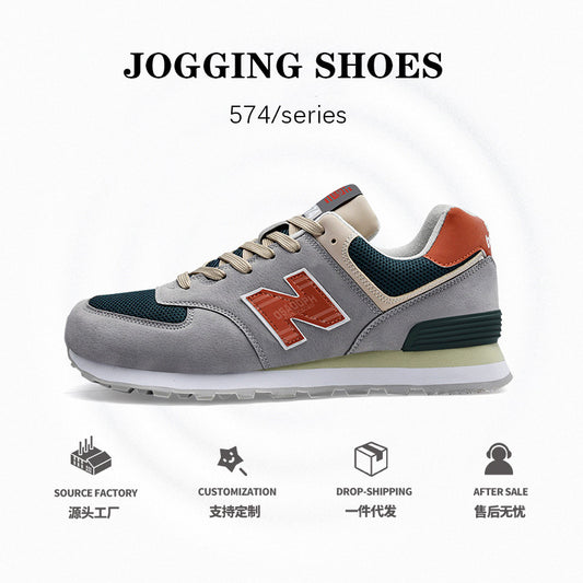 Primavera e outono New Balance Cool Run Classic N-Line Shoes Running Shoes 574 Putian Casual Versátil Casal Ténis Sapatos Masculinos e Femininos