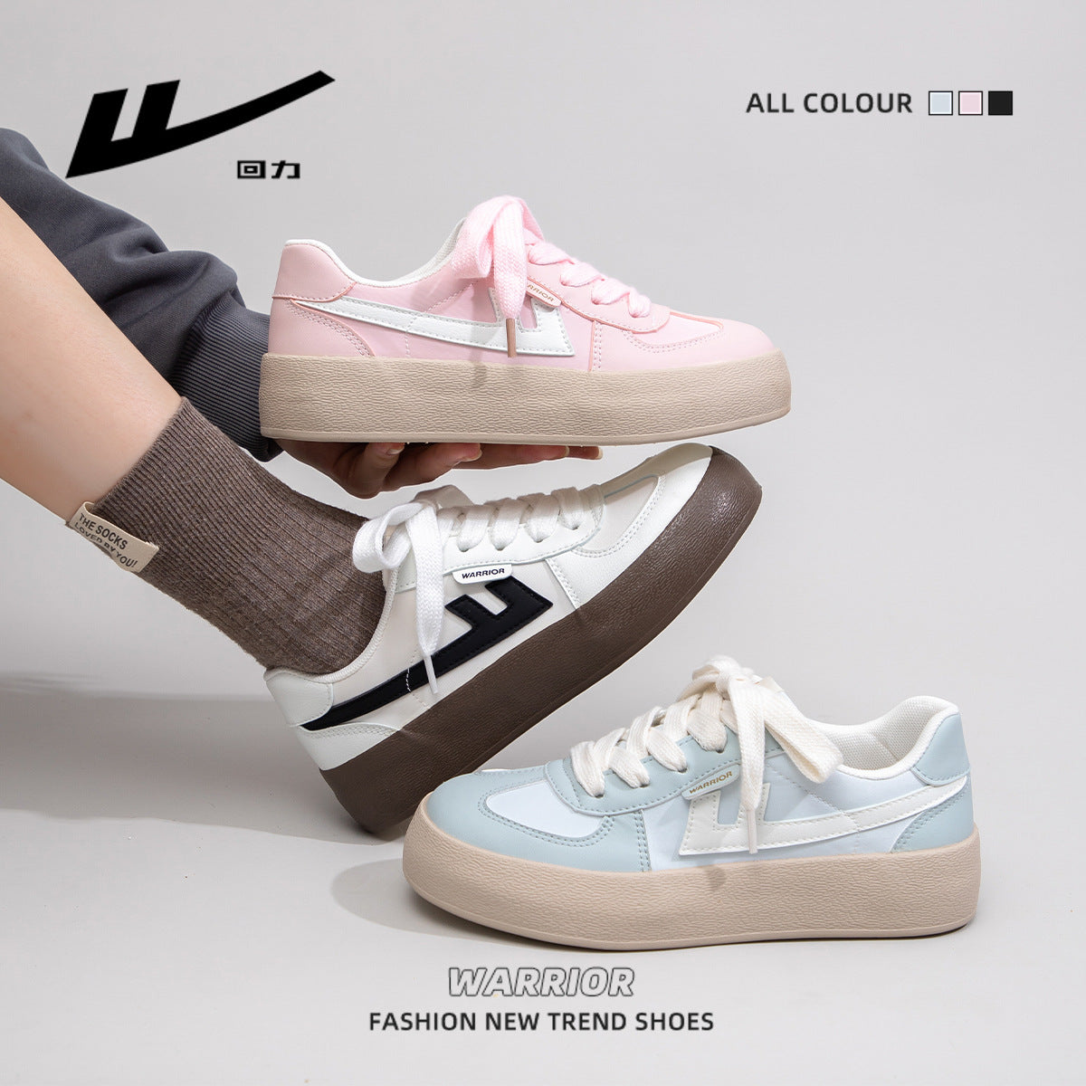 Pull-back shoes, couples, lightweight and energetic, retro German training shoes, rounded casual platform shoes, men's and women's shoes