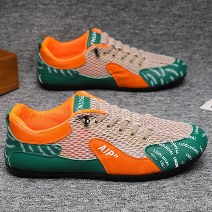 2025 New Summer Mesh Breathable Beanie Shoes Teen Para Shoes Casual Shoes One Kick Men's Forrest Gump Shoes