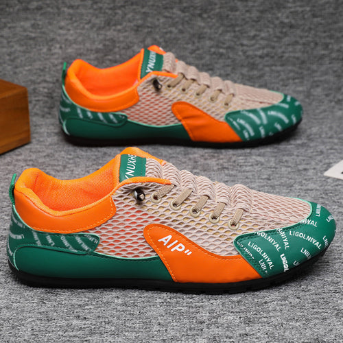 2025 New Summer Mesh Breathable Beanie Shoes Teen Para Shoes Casual Shoes One Kick Men's Forrest Gump Shoes