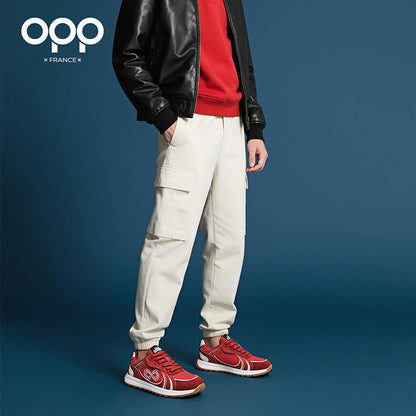 Ténis OPP Forrest Gump Men 2026, Novo, Vermelho, Plataforma, Retro, Casual, Sola Macia, Versátil, Tendência