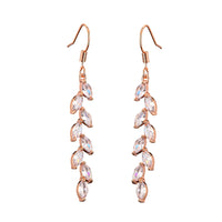 White plated rose gold