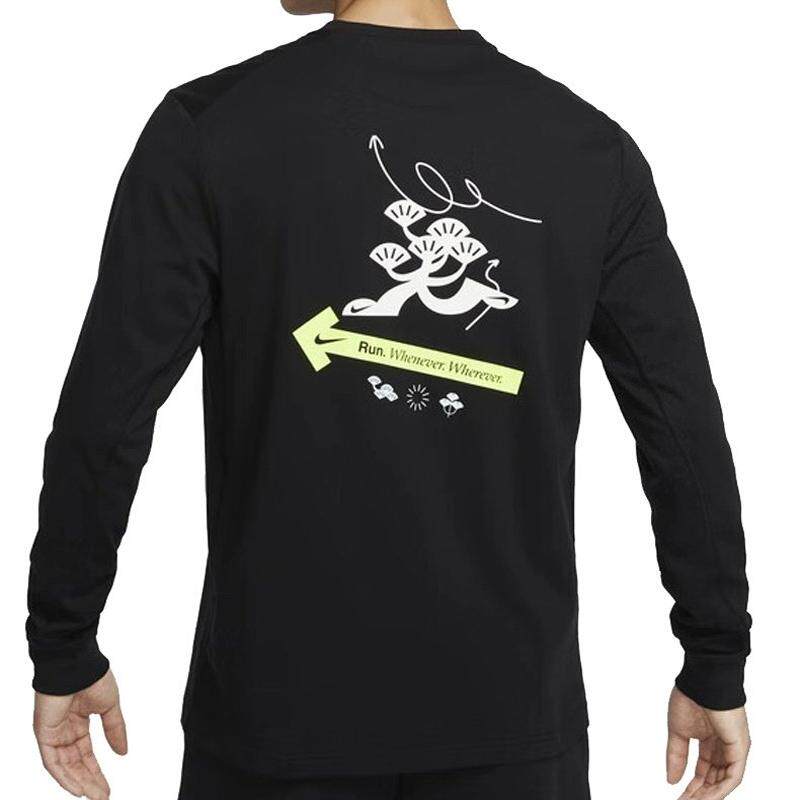 T-shirt Nike Primary Dri-FIT para homem de manga comprida, gola redonda e respirável HQ4736-370-010