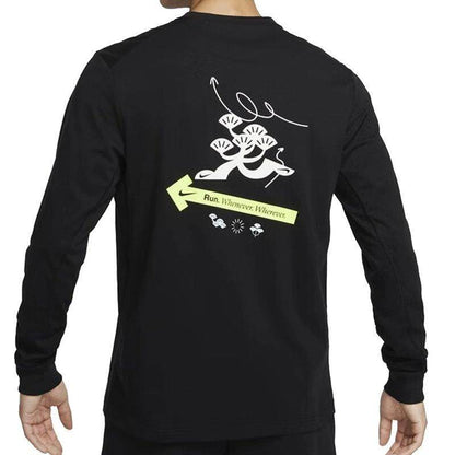 T-shirt Nike Primary Dri-FIT para homem de manga comprida, gola redonda e respirável HQ4736-370-010