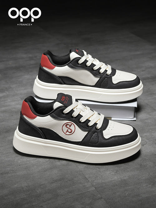 OPP men's shoes spring 2026 new platform sole increase height sports leisure versatile niche design sense low-top board shoes for men