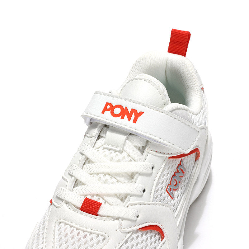 PONY Pony Jogging Shoes Boys and Girls 2025 Spring New Lightweight Breathable Sports Running Shoes 242K1MJ04RD