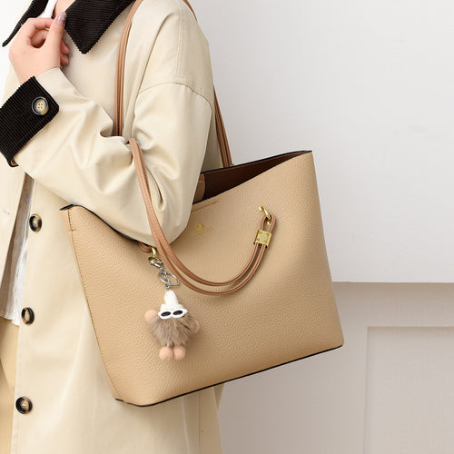 Bolsa tote Novo modelo 2026 para o dia a dia Bolsa fashion Grande capacidade Bolsa tote elegante versátil Bolsa de ombro atacado