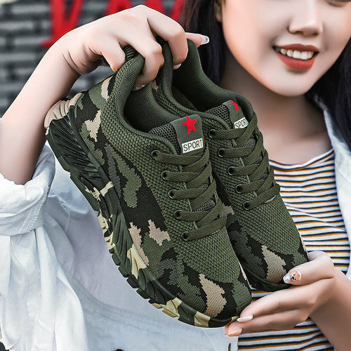 Camouflage shoes for men and women in spring, summer and winter, outdoor mountaineering training shoes, military training shoes for students, liberation shoes in summer, tide style labor protection shoes