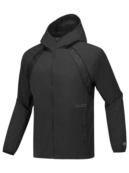 Skechers 2025 New Summer Men's and Women's Breathable and Comfortable Hooded Lightweight Sports Jacket P225U071 0018