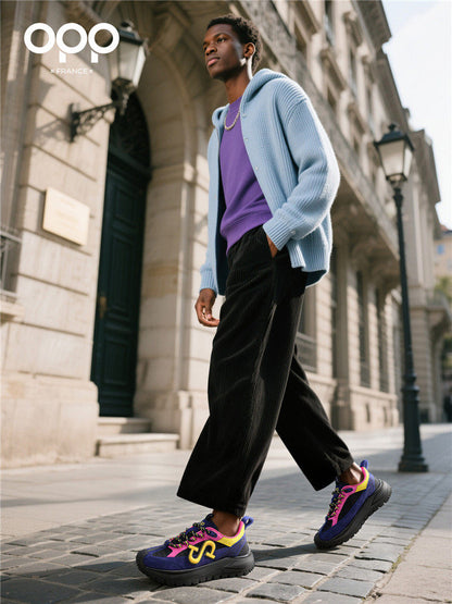 OPP men's shoes 2026 spring niche light luxury sports and leisure shoes, high-end trendy brand outdoor tourism hiking dad shoes