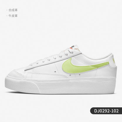 Nike official genuine BLAZER LOW PLATFORM women's sports shoes DJ0292-108
