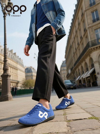 Sapatos para homem OPP Primavera 2026 - Novos sapatos casuais clássicos retro versáteis e leves para desportos ao ar livre e treino.