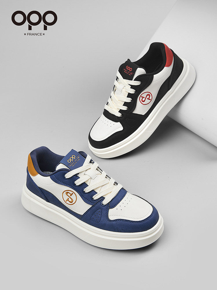 OPP men's shoes spring 2026 new platform sole increase height sports leisure versatile niche design sense low-top board shoes for men