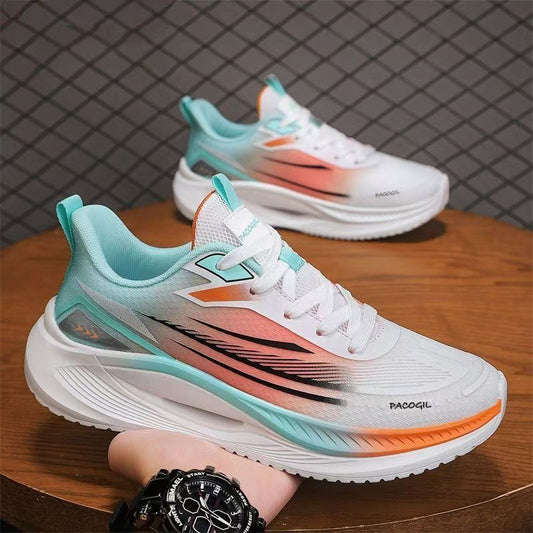 Summer breathable sneakers trend versatile men's shoes casual shoes student running shoes mesh lightweight soft-soled non-slip shoes