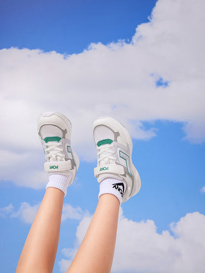 PONY Boys and Girls Shoes 2025 Spring New Cushioned Lightweight and Comfortable Casual Sneakers 241K1MJ01GN