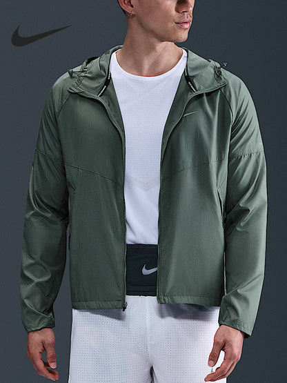 Nike Official Genuine Repel Miler Men's Running Woven Hooded Jacket DD4747-364