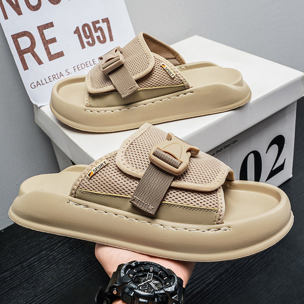 2026 Summer New Men's Baidu Sandals Classic Color Edition Men's Shoes, Youth Daily Casual Home Men's Slippers
