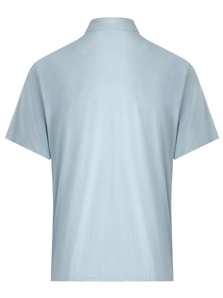 UA Under Armour polo shirt fall and winter Drive Chill men's golf sports short sleeves 1389596-453