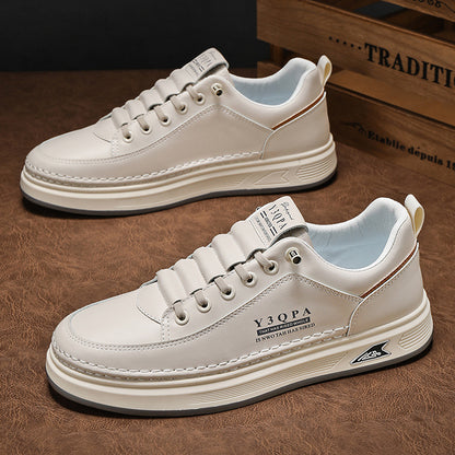 2026 Spring New Men's White Shoes, Men's Breathable Casual Sneakers, Versatile Sports Trendy New Men's Shoes