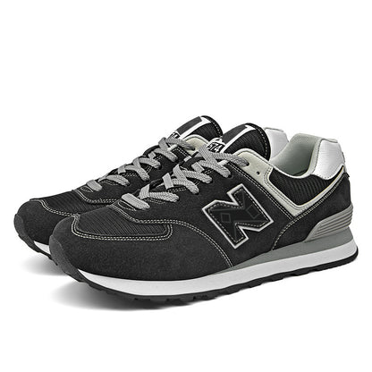Primavera e outono New Balance Cool Run 2025 novo esquema de cores simples explosivo casual versátil casal tênis de corrida mulheres