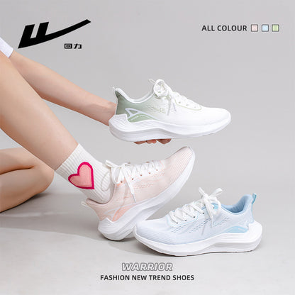Lightweight and breathable mesh single shoes glacier blue pullback women's sneakers outdoor vitality daily soft soles lightweight casual shoes