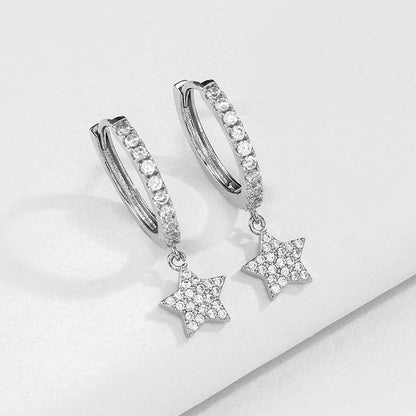 RAKOL designer creative small round hoop earrings for women, European and American fashionable simple geometric earrings, in stock wholesale