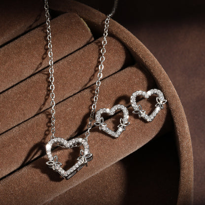 New round 14K necklace copper gold-plated zirconium o-word chain round pendant fashionable and delicate classic style jewelry women