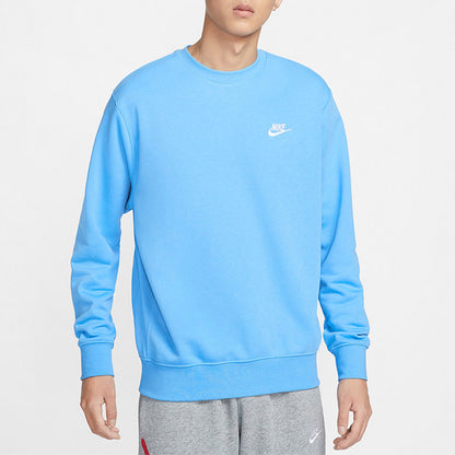 NIKE Men's Knit Crew Neck Casual Sport Loose Pullover Long Sleeve T-Shirt BV2667-663