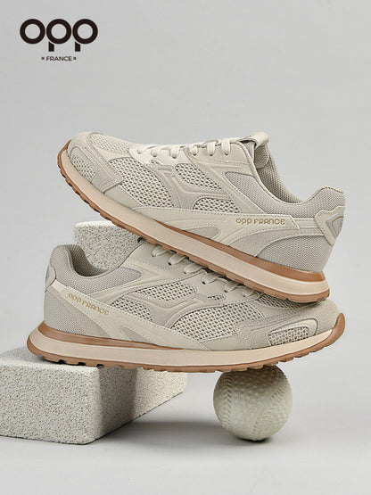 OPP men's shoes spring 2026 new breathable mesh outdoor casual versatile trendy brand retro Forrest Gump sneakers for men