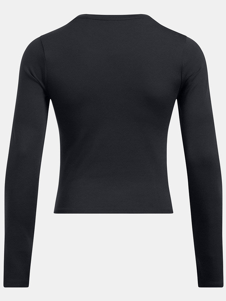 Under Armour UA Women's Casual Sports Fitness Fashion Tight Crop Base Long Sleeve T-Shirt 1387465-001